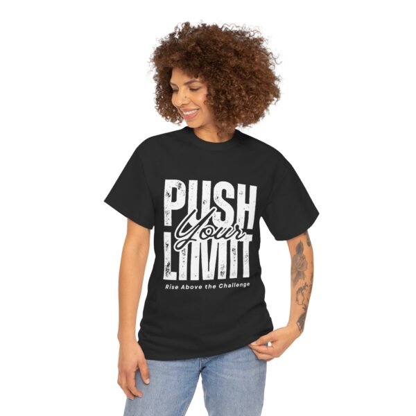 Push Your Limit White Font T-Shirt