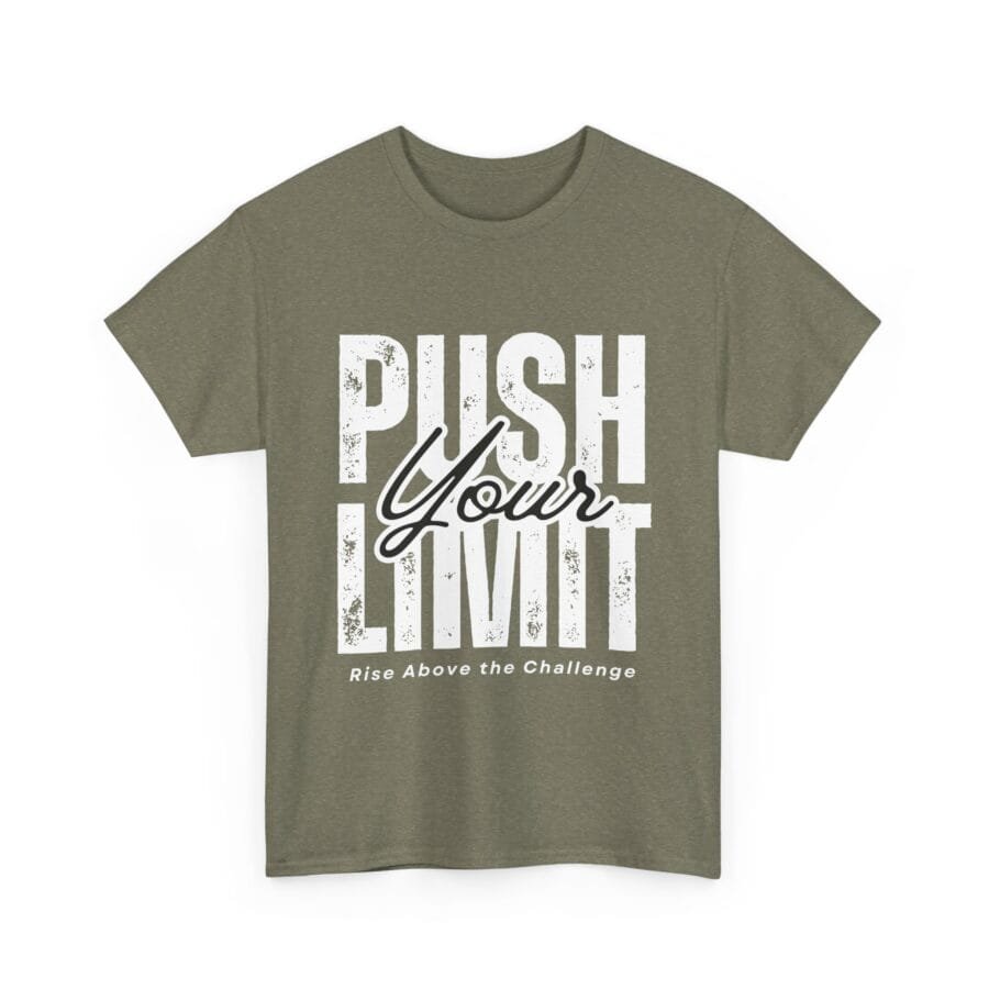 Push Your Limit White Font T-Shirt - Image 6
