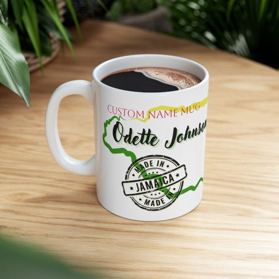 Personalized Ceramic Mug with Custom Name 11oz