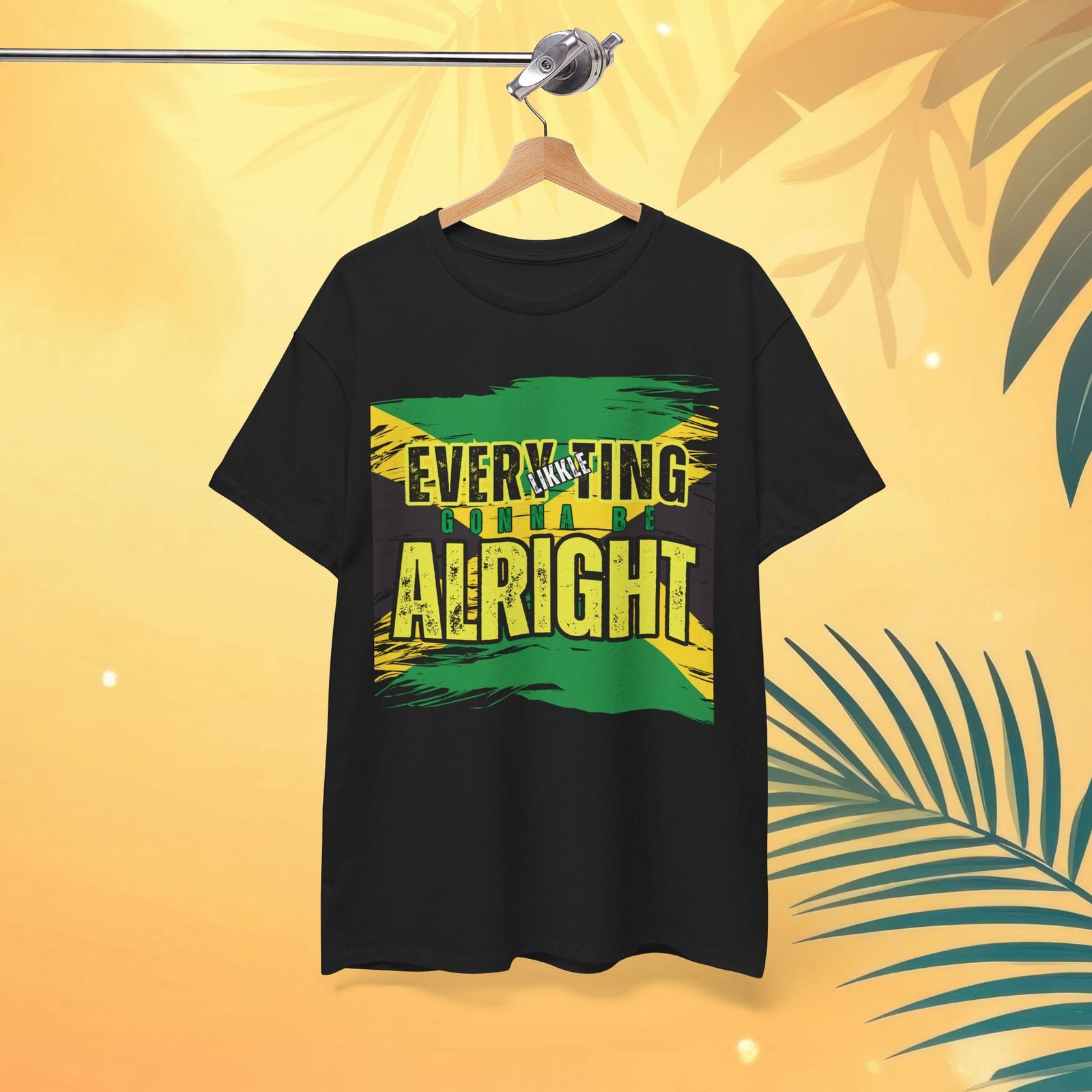 Every Likkle Ting's Gonna Be Alright Unisex Heavy Cotton Tee - Image 7