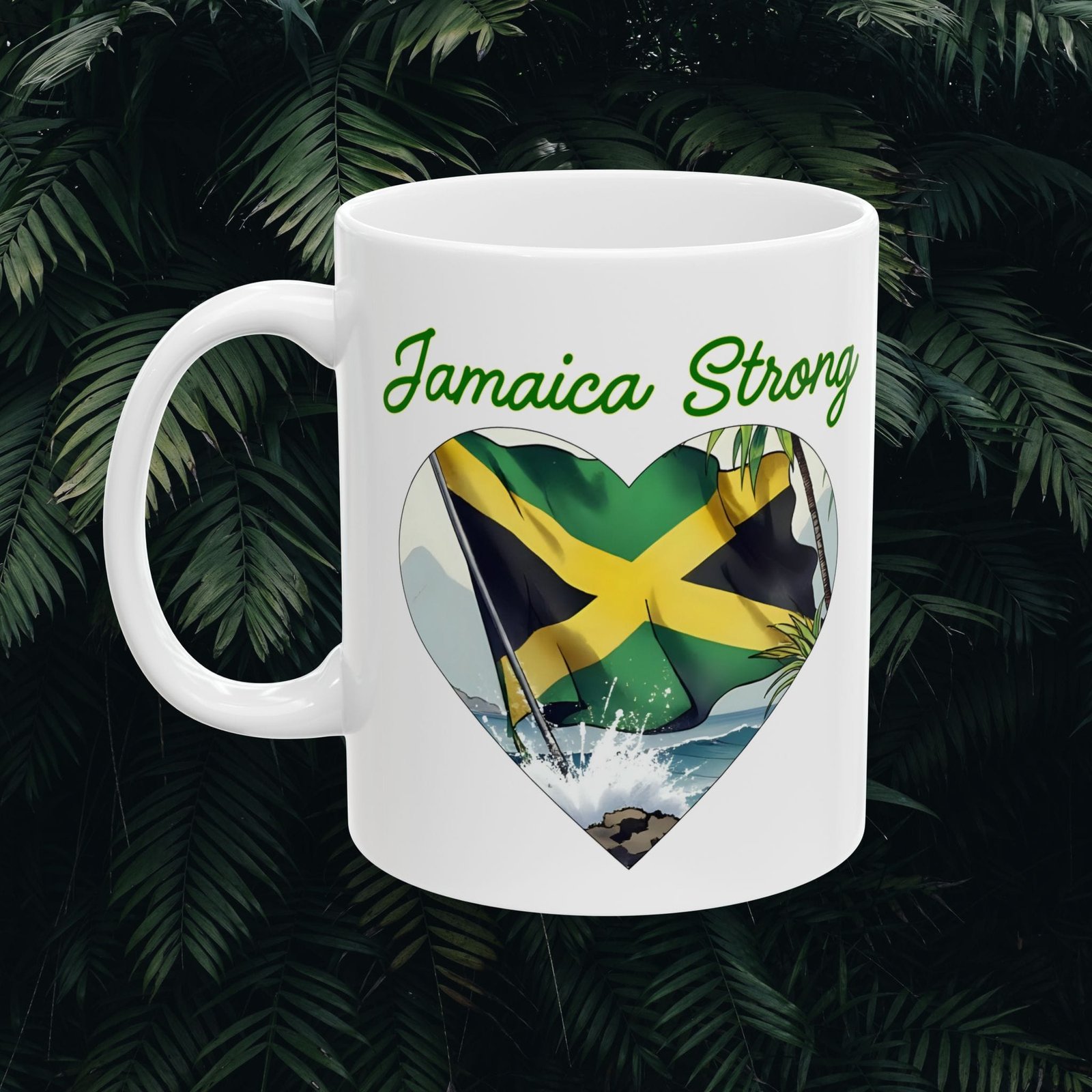 Jamaican Strong Ceramic Mug - Celebrate Resilience and Culture with Every Sip! - Image 3