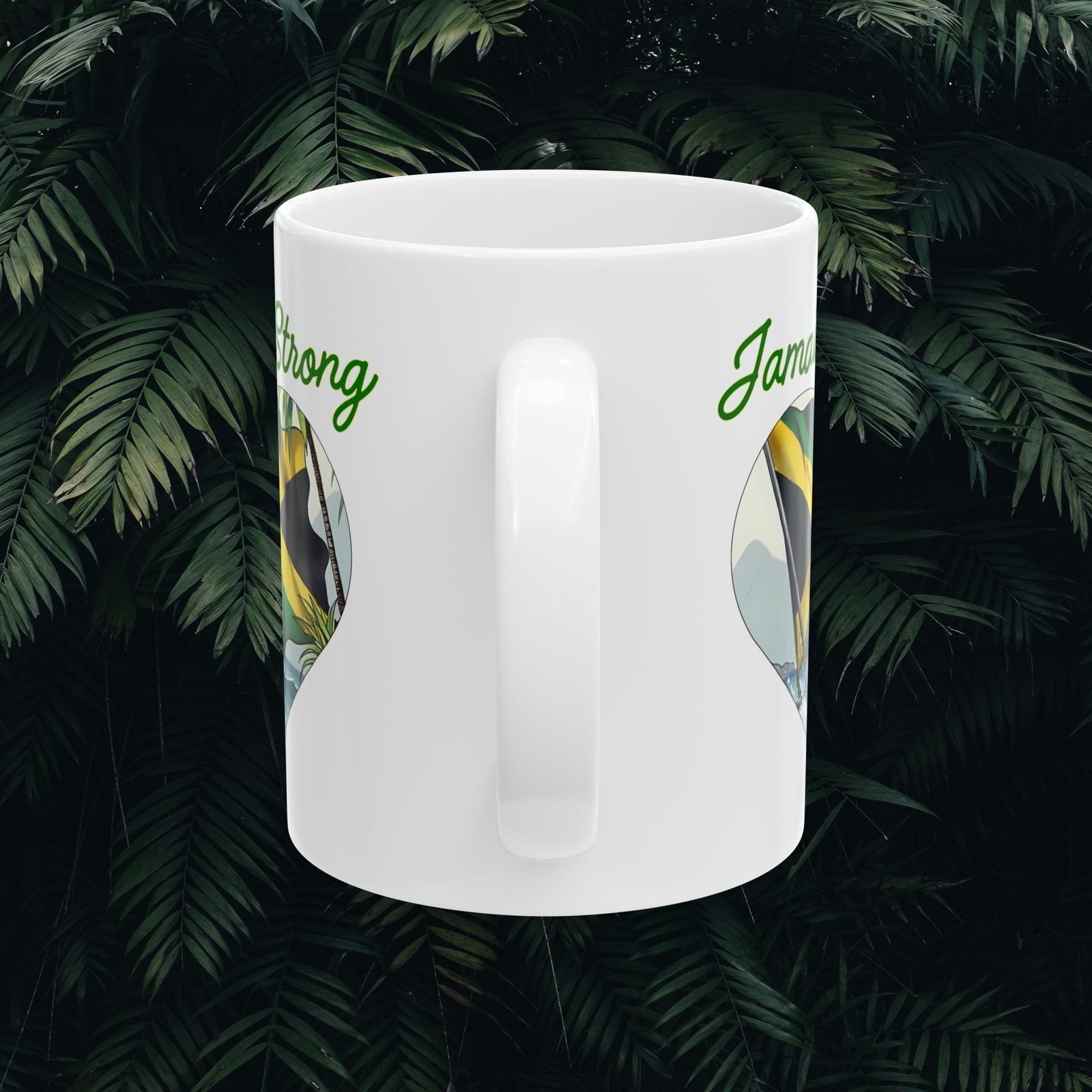 Jamaican Strong Ceramic Mug - Celebrate Resilience and Culture with Every Sip! - Image 2