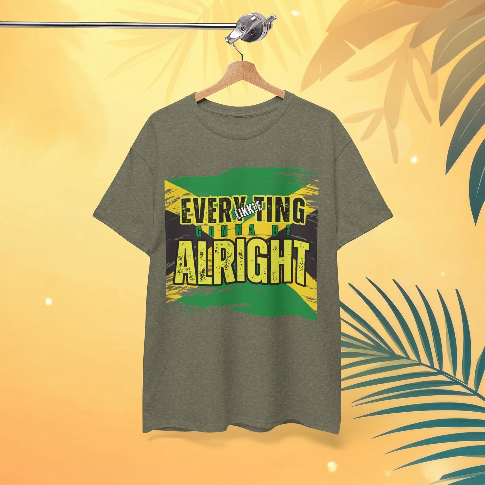 Every Likkle Ting's Gonna Be Alright Unisex Heavy Cotton Tee - Image 17