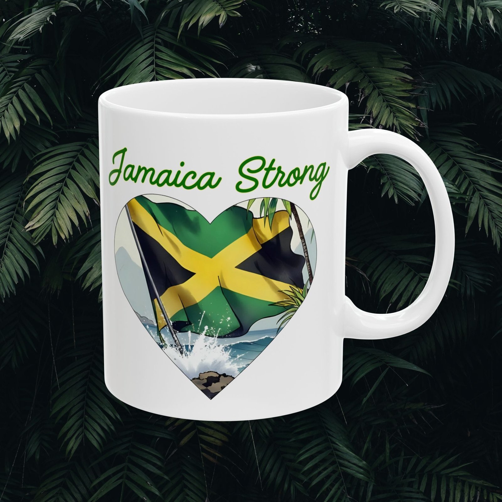 Jamaican Strong Ceramic Mug - Celebrate Resilience and Culture with Every Sip! - Image 4