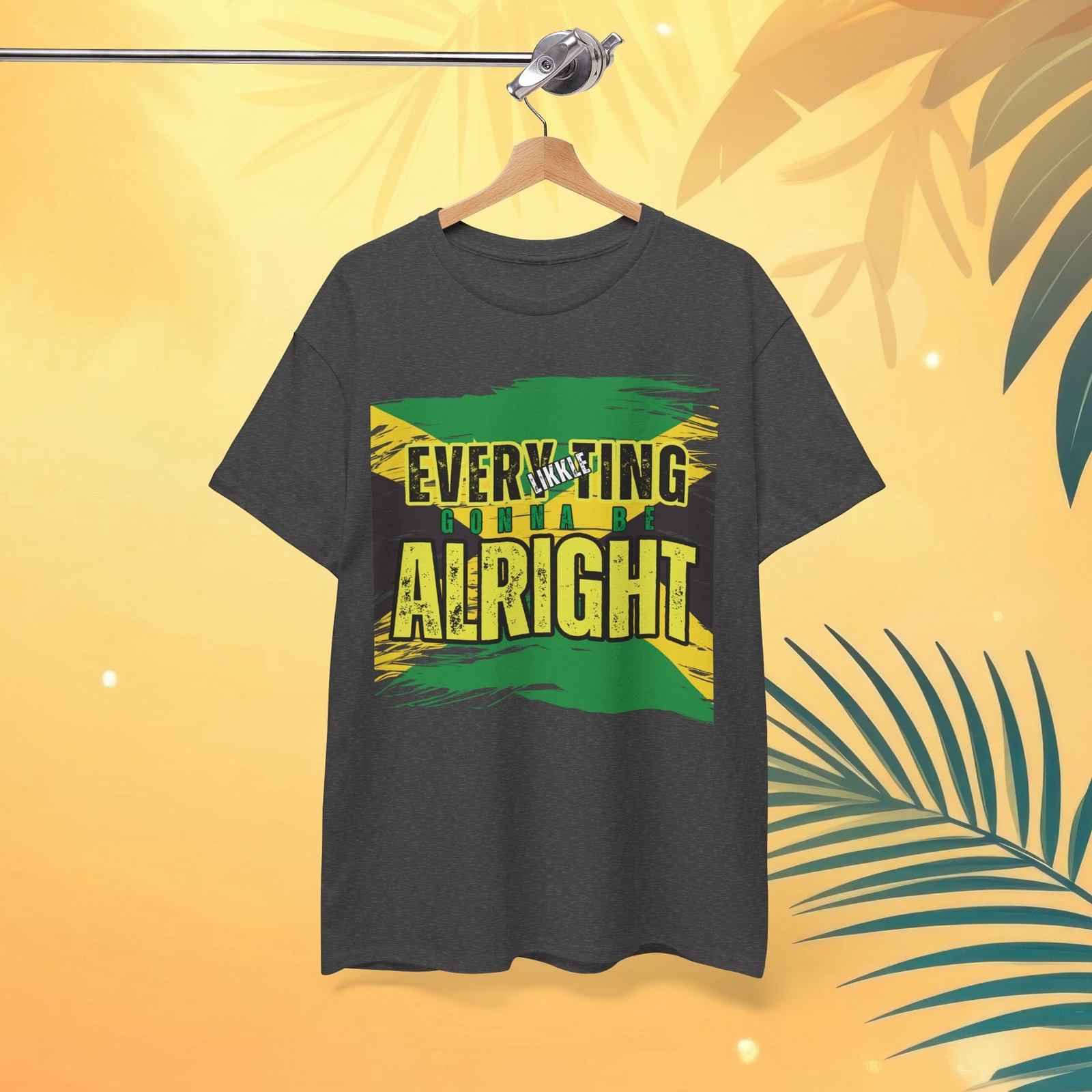 Every Likkle Ting's Gonna Be Alright Unisex Heavy Cotton Tee - Image 27