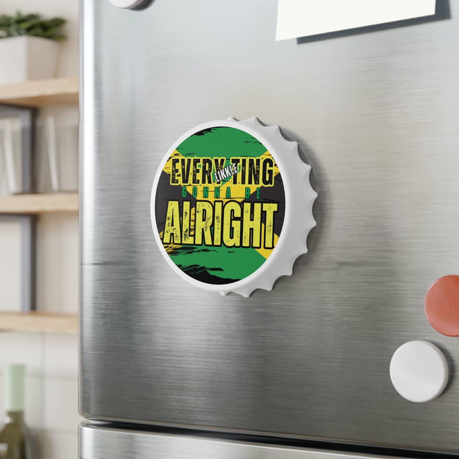 Jamaican Vibe Bottle Opener - Everything Gonna Be Alright Design - Image 4