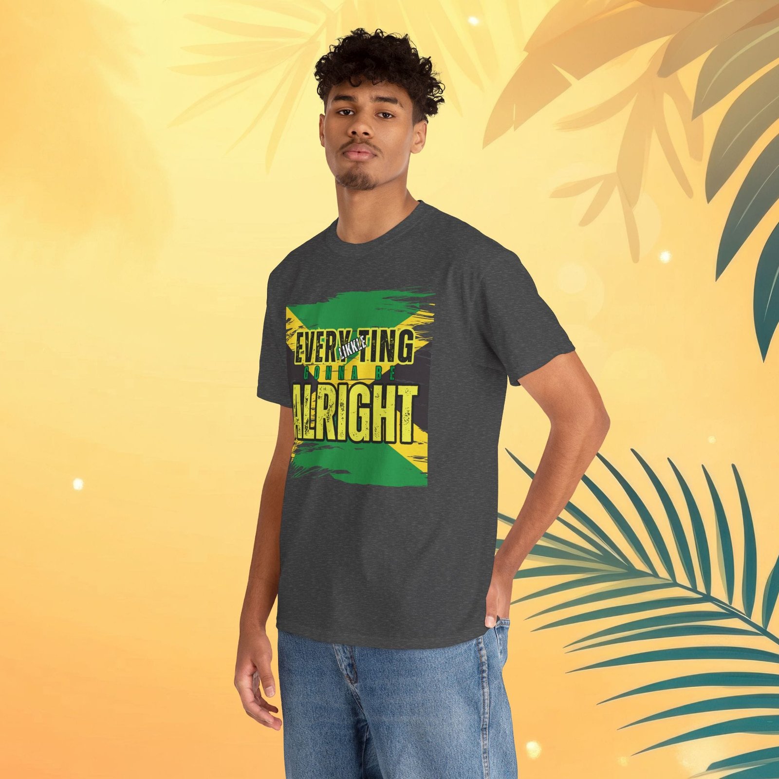 Every Likkle Ting's Gonna Be Alright Unisex Heavy Cotton Tee - Image 29